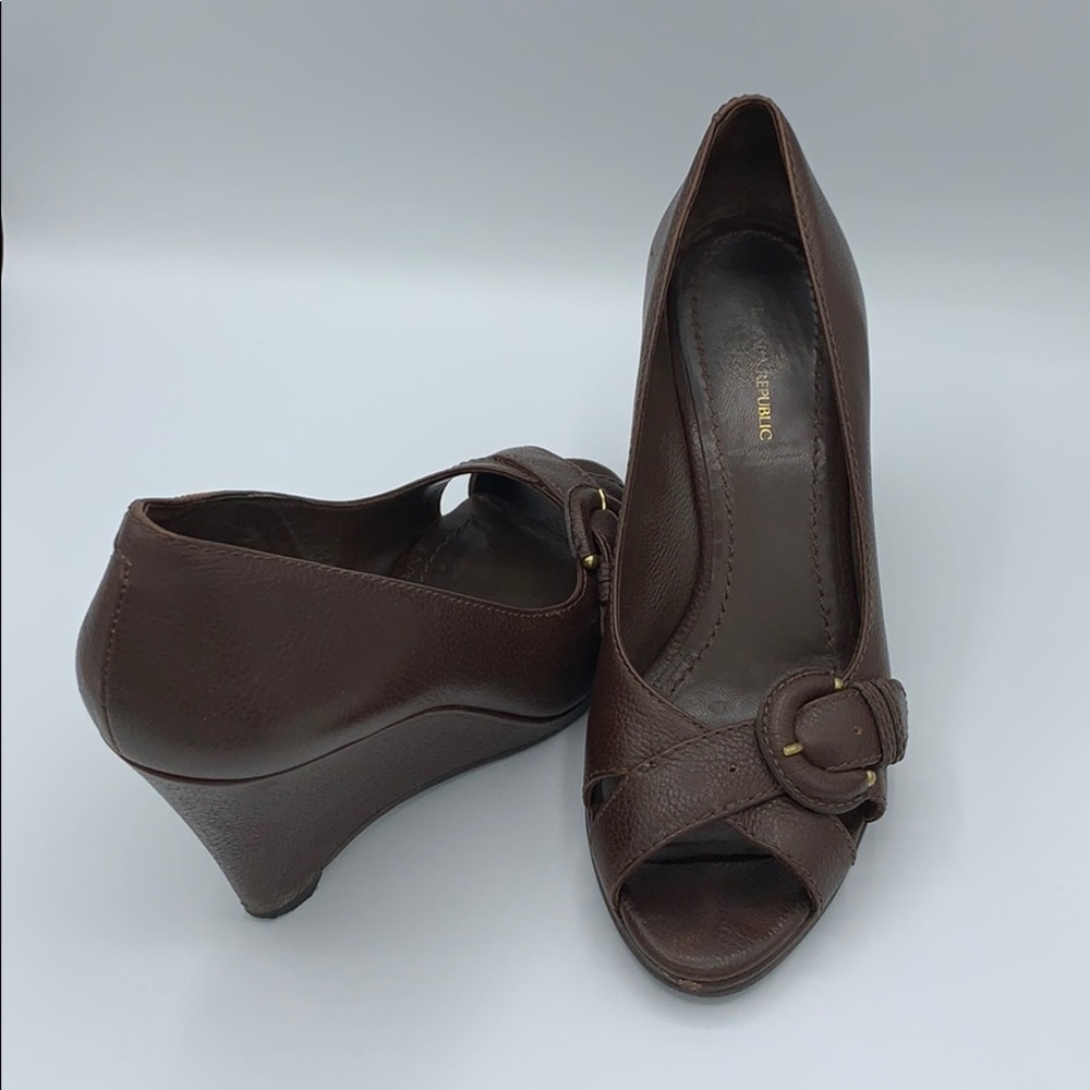 Peep Toe Wedges